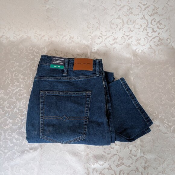 Mens LUCKY BRAND 410 Straight Jean 38w x 32L Stretch Athletic - Picture 6 of 8